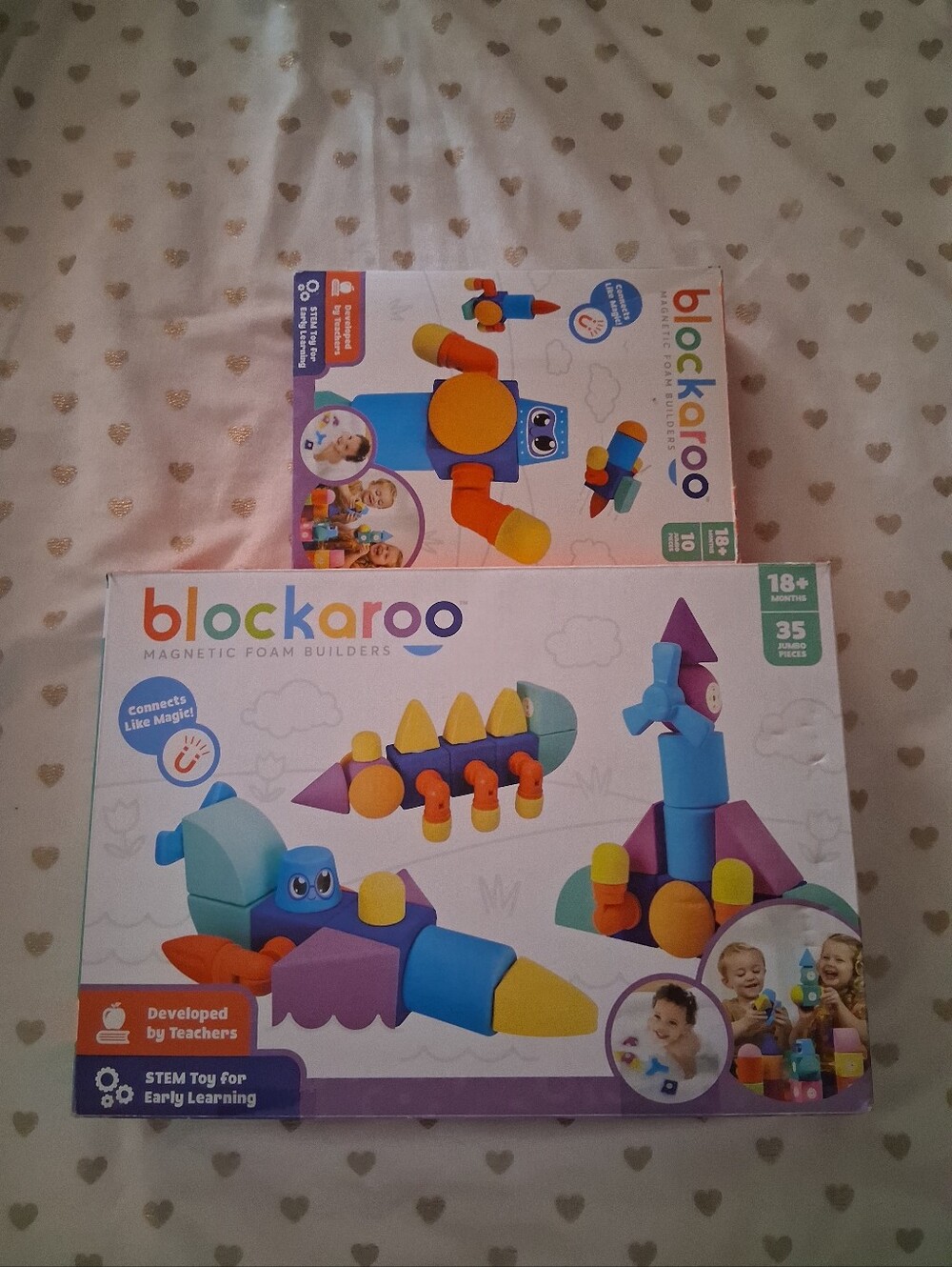🔥3/$70 Blockaroo Magnetic Foam Builder Sets